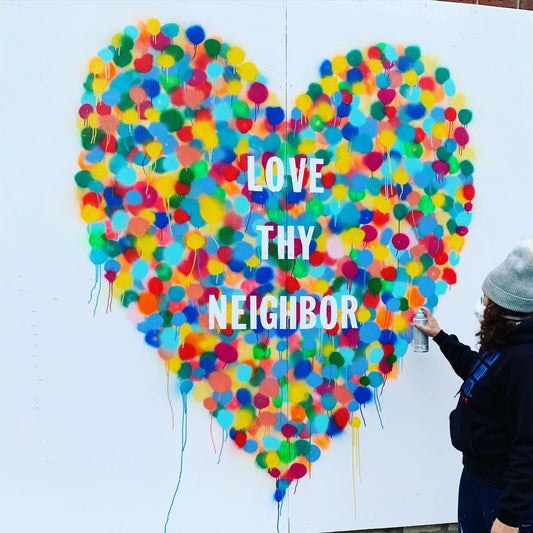 “Love Thy Neighbor”  Heart iPhone Case