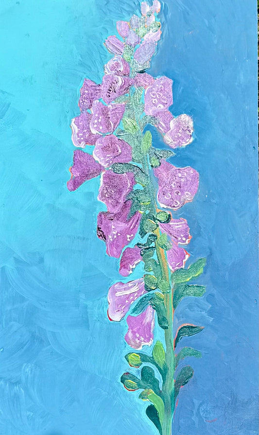 SOLD “ Purple Garden”